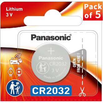 BATERIA LITIO CR2032 3V  - UN - PANASONIC