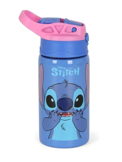 GARRAFA AÇO INOX STITCH 500ML - GF56183SC - AZUL - UN - LUXCEL