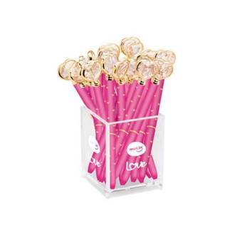 CANETA CORACAO DIAMANTE 1,0MM - 31505 LOVE PINK - CX 20 - MOLIN