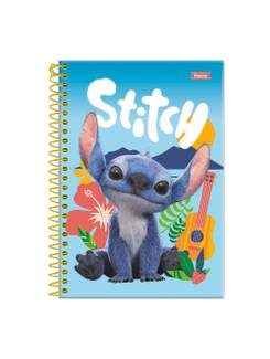 CADERNO UNIV CAPA DURA 10X1 160FLS - 3370673 - STITCH - UN - FORONI