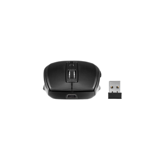 MOUSE S/FIO USB RECARREGAVEL SILENCIOSO - MO403 - PRETO - UN - MULTILASER