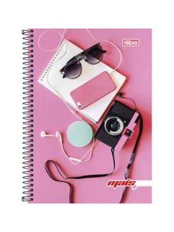 CADERNO 1/4 ESPIRAL CAPA DURA 96FLS - MAIS+ - PCT 4 - TILIBRA