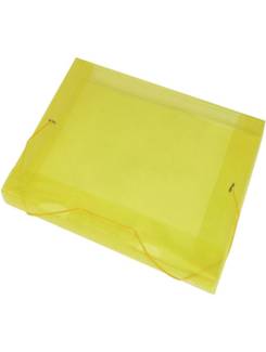 PASTA ELASTICO PLASTICA 2CM OFICIO - 1022 - AMARELO - PCT 10 - ACP