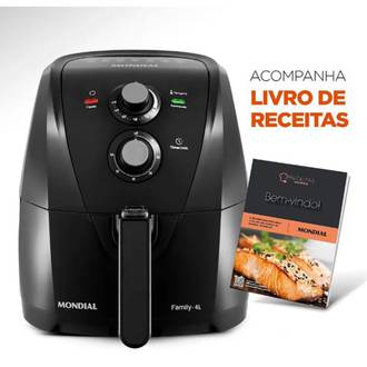 FRITADEIRA AIR FRYER 4L AFN-40-BFS 220V - PRETO - UN - MONDIAL