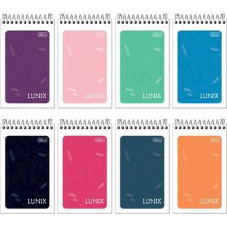 CADERNETA ESPIRAL AA 60FLS - LUNIX - UN - TILIBRA