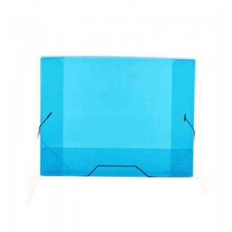 PASTA ELASTICO PLASTICA 2CM OFICIO - 1022 - AZUL - PCT 10 - ACP