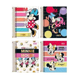AGENDA ESPIRAL MINNIE M4 - DIARIA - PCT 5 - TILIBRA