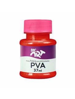 TINTA PVA FOSCA 37ML  - VERMELHO FOGO - UN - DAC