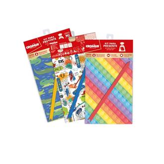 KIT SACO PARA PRESENTE C/1 INFANTIL/JUVENIL - 350414 - 50x70 - UN - CROMUS