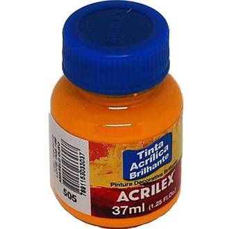 TINTA ACRILICA BRILHANTE 37ML 03340 - AZUL TURQUESA - CX 12 - ACRILEX