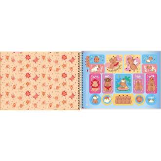 CADERNO DESENHO CAPA DURA 80FLS - ESPIRAL - 359441 - CAPYCLUB - UN - TILIBRA