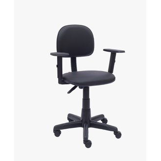 CADEIRA ESCRITORIO GIRATORIA SECRETARIA CONFORT - PRETO - UN - AMERICANFER