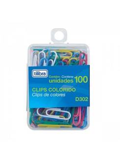 CLIPS COLORIDO D302 29MM - 288985 - UN - TILIBRA