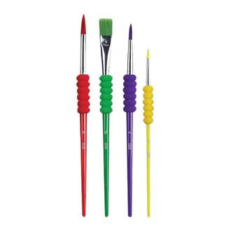KIT PINCEL ARTISTICO COLORIDO C/4  - PC1200 - UN - BRW
