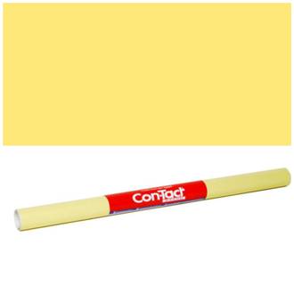 FILME AUTOADESIVO 45CMX2M 80 MICRAS - FOSCO 6542 - AMARELO - UN - CON-TACT