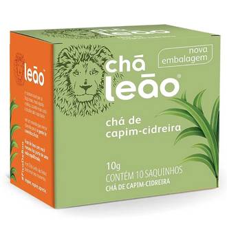CHA CAPIM CIDREIRA C/10 10G - UN - LEAO
