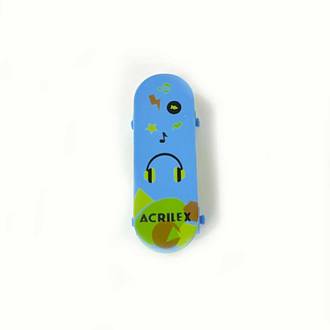 BORRACHA SKATE SORTIDA - UN - ACRILEX