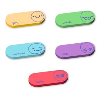 MARCADOR ADESIVO DE PAGINA 5 CORES -COLOR JOY 20F - 10119 - UN - LEO E LEO