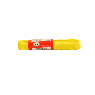 FITA CETIM Nº 2 10MMX10M  - AMARELO - UN - KIT