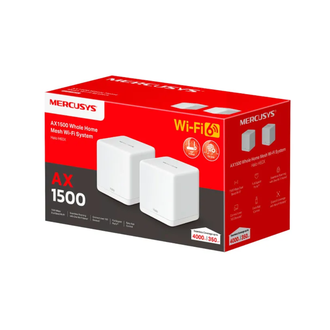 CONJUNTO ROTEADOR WIFI MESH C/2 - HALO H60X - AX1500 - BRANCO - UN - MERCUSYS
