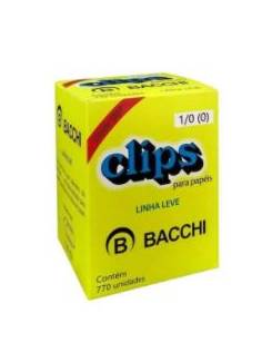 CLIPS GALVANIZADO N.1 C/100 - UN - BACCHI