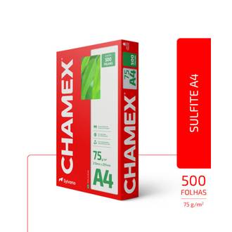 PAPEL CHAMEX 75G 500FLS - A4 - CX 10 - CHAMEX