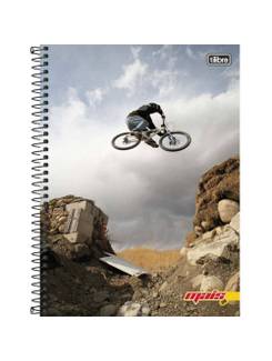 CADERNO UNIV CAPA DURA 10X1 200FLS - MAIS+ - PCT 4 - TILIBRA