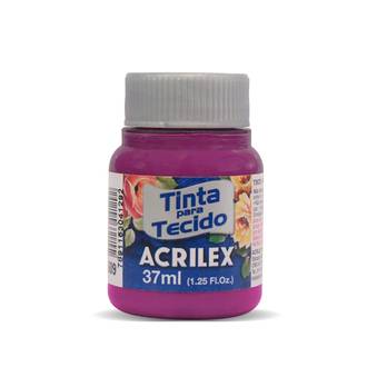 TINTA TECIDO FOSCA 37ML 04140 - MAGENTA - CX 12 - ACRILEX