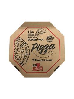 CAIXA P/ PIZZA EMBALAGEM - 35CM - MARROM - UN - ONDUNORTE