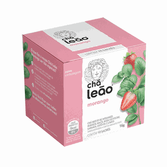 CHA MORANGO C/10 20G - UN - LEAO