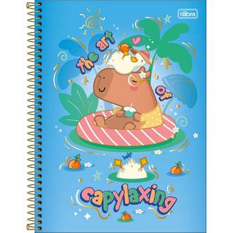 CADERNO UNIV CAPA DURA 10X1 160FLS - CAPYCLUB - PCT 4 - TILIBRA