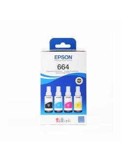 GARRAFA DE TINTA 664 C/4 CORES T664520-4P - UN - EPSON