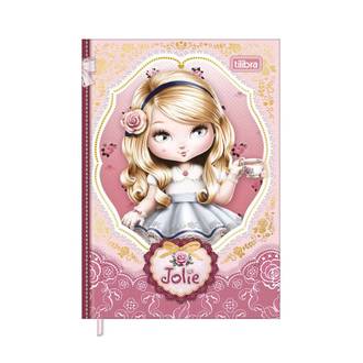 CADERNETA COSTURADA CAPA DURA 96FLS - 384542 - JOLIE - UN - TILIBRA
