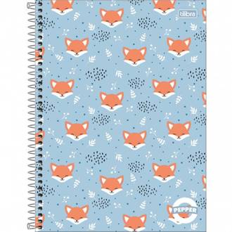 CADERNO UNIV CAPA DURA 16X1 256FLS - PEPPER FEM - PCT 2 - TILIBRA