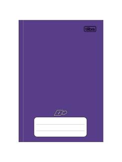 CADERNO 1/4 BROCHURA CAPA DURA 96FLS - D+ COLOR - ROXO - UN - TILIBRA