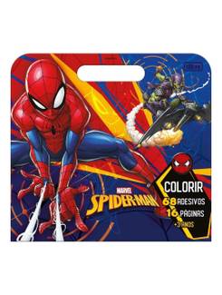 ALBUM COLORIR MALETA SPIDER - 304573 - UN - TILIBRA