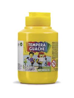 TINTA GUACHE 250ML  - AMARELO OURO - UN - ACRILEX