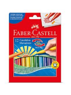 CANETA HIDROGRAFICA VAI E VEM C/12 CORES - UN - FABER