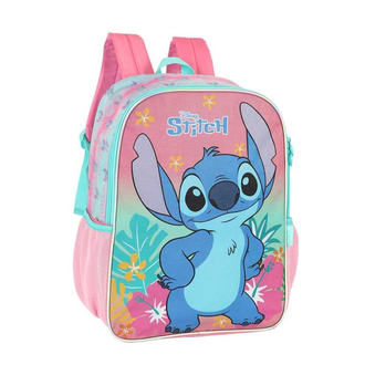 MOCHILA COSTAS STITCH IS42381SC - INFANTIL - ROSA - UN - LUXCEL