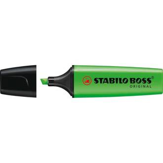 MARCA TEXTO BOSS  - VERDE - CX 10 - STABILO