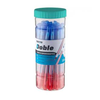 CANETA ESFEROGRAFICA BAZZE DOBLE - AZ/VM - DPL 24 - BAZZE