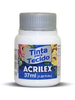 TINTA TECIDO FOSCA 37ML 04140 - BRANCO - UN - ACRILEX