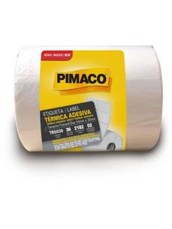 ETIQUETA ADESIVA TERM.ACRILICO 2 CARREIRAS - 36M - C/2182 - 50X30 - UN - PIMACO