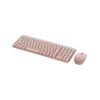 TECLADO E MOUSE S/FIO USB MK250 - 920013518 - ROSA - UN - LOGITECH