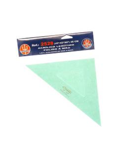 ESQUADRO S/ESCALA ACRILICO 45° 28CM - 2528 - UN - TRIDENT