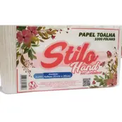 PAPEL TOALHA INTERFOLHADO 100% CELULOSE - 22X21 - STILO - C/1000 - UN - MEYORS