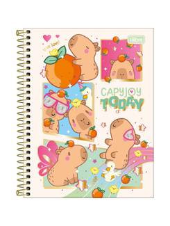 CADERNO COLEGIAL CAPA DURA 10X 120FLS - CAPYCLUB - UN - TILIBRA