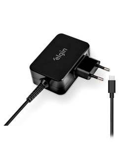 FONTE TIPO-C P/ NOTEBOOK 65W - 46RFTE65WTPC - UN - ELGIN