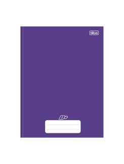 CADERNO BROCHURAO CAPA DURA 96FLS - D+ - ROXO - PCT 5 - TILIBRA