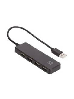HUB 4 PORTAS USB 2.0 AC443 - PRETO - UN - MULTILASER